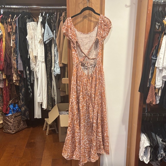 Free People Floral Print Women's Dress - Picture 5 of 6
